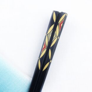 ［七宝　縞黒檀］箸