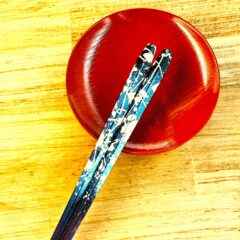 京都の熟練職人が金彩を施したお箸